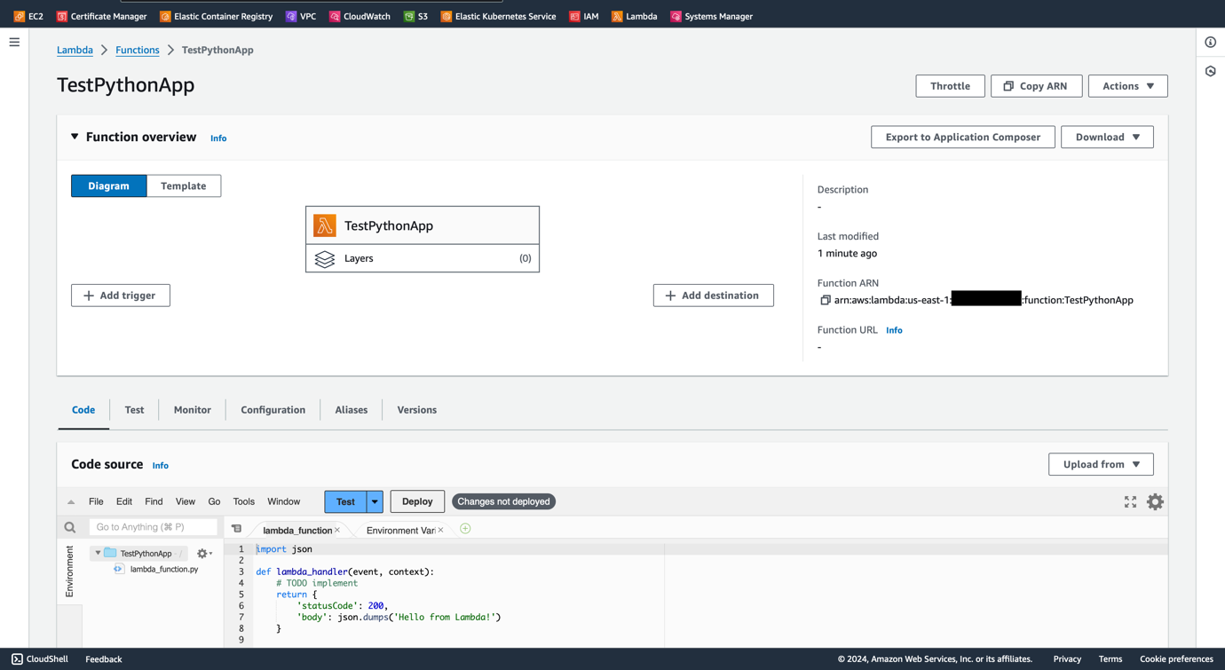Figure 17 - Jira Automation AWS SSM | Python App